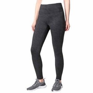 NWT Mondetta Brushed Jacquard Leggings Black Combo